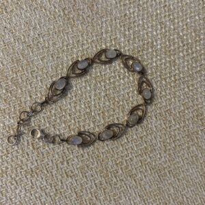Silver Moonstone Bracelet